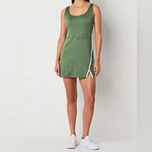 Xersion Size S Green EverUltra-Lite Womens Sleeveless Active Tennis Dress. New